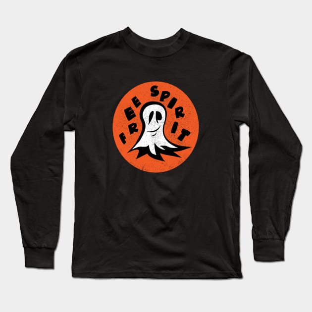 Free Spirit Ghost Long Sleeve T-Shirt by Commykaze